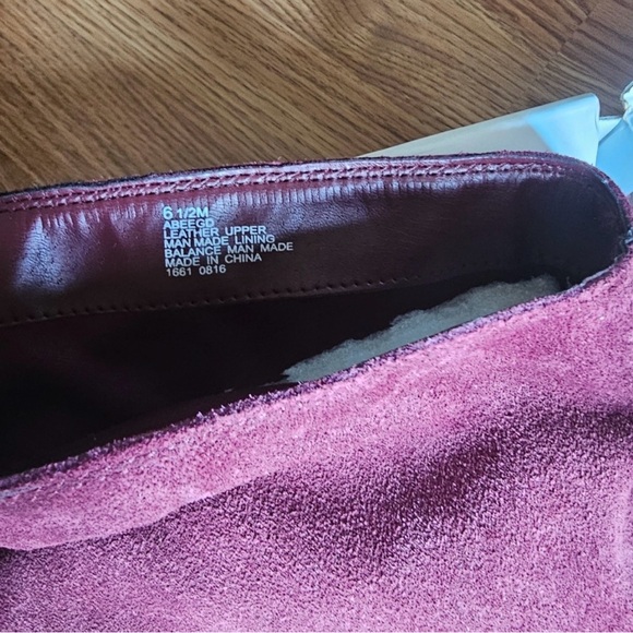 Nine West Abee Knee Wine Boots Suede 6.5 Western Cowgirl - Picture 3 of 6